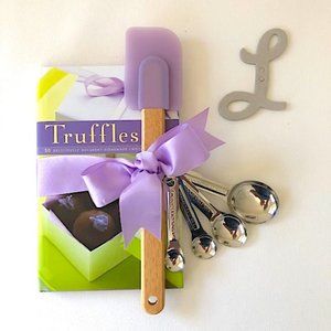 Chocolate Truffle Cookbook & Spatula Gift